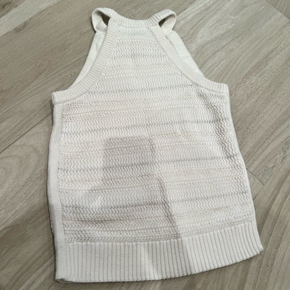 2 for $15 or $10 for single purchase - Gap white knit halter top - Picture 2 of 4